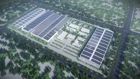 新疆年產(chǎn)2.35GW 高效異質(zhì)結電池及 2GW 高效光伏組件生產(chǎn)線項目